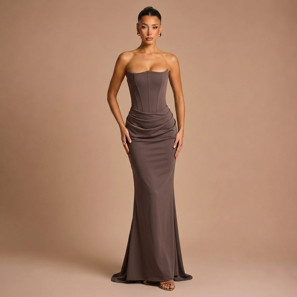 Esmeralda - Langes Kleid mit Korsett