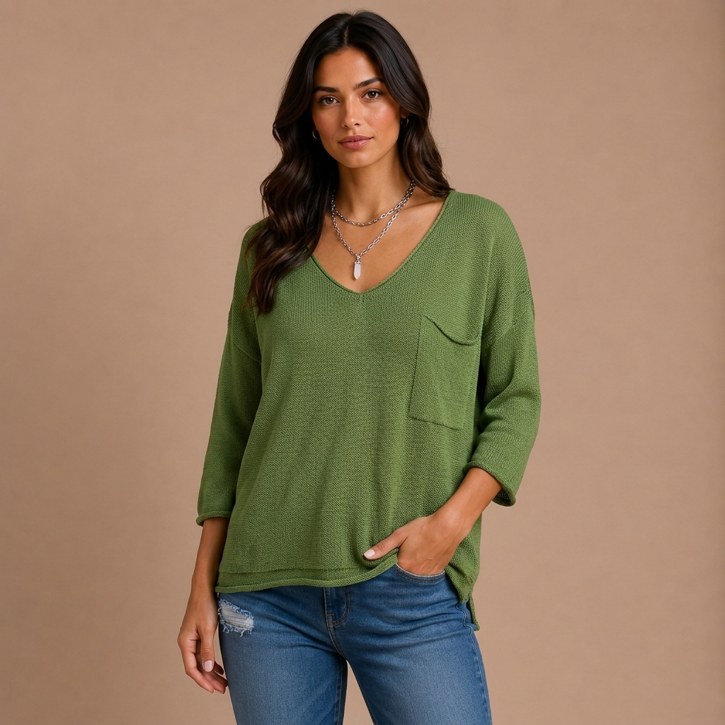 SEMBE - Boho-Stil Bluse