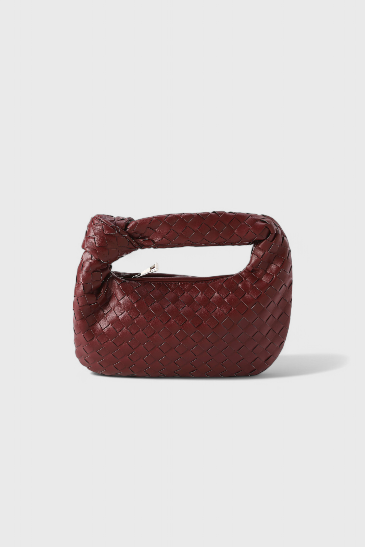 Sage Bolso Satchel Mini Woven Tasche